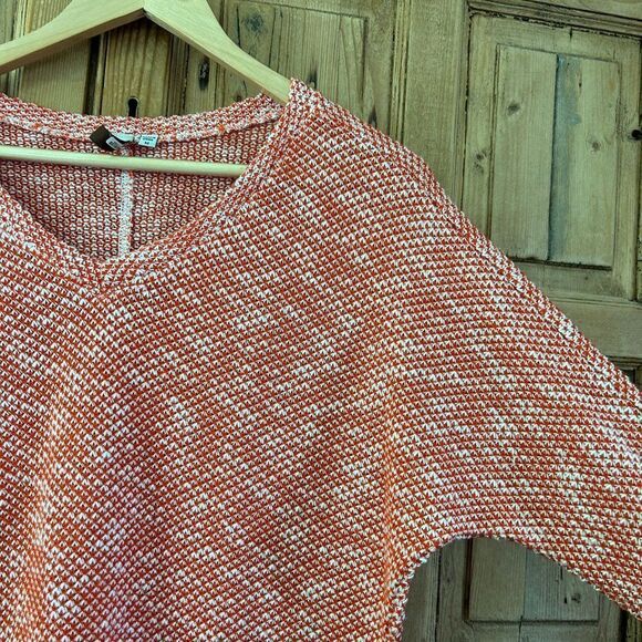 Kut From The Kloth Medium Orange White Knit Sweater - Picture 5 of 7